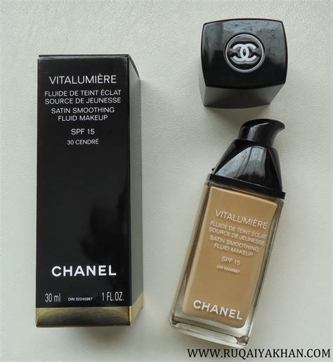 Chanel vitalumière foundation reviews